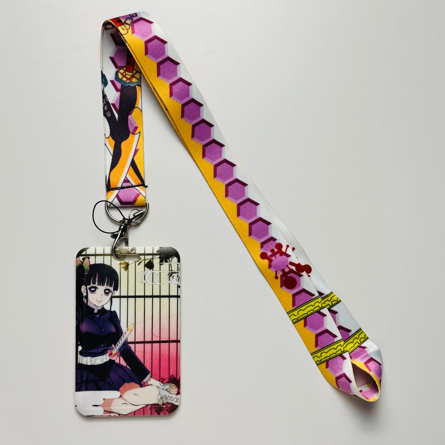 Cartoon Anime Lanyard – Key, Card & Badge Holder Neck Strap, DIY Keychain Hang Rope