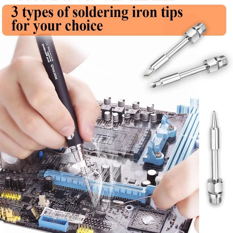 510 Interface Soldering Iron Tip - 8W Mini Portable USB Solder Tip, Essential Accessories Tool