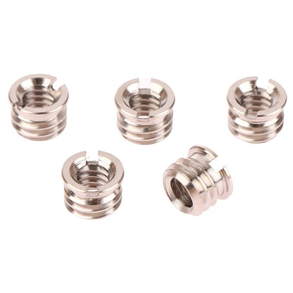 5Pcs Camera Screw Adapter Set - 1/4 to 3/8 Inch Conversion Screws for Tripod Mount Quick Release Camera Accessories