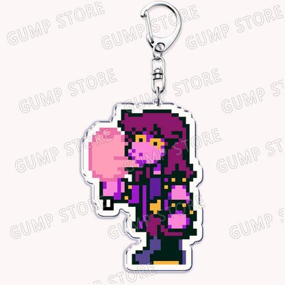 Deltarune & Undertale Keychains – Ralsei, Kris, Susie & Spamton Fan Gaming Accessories
