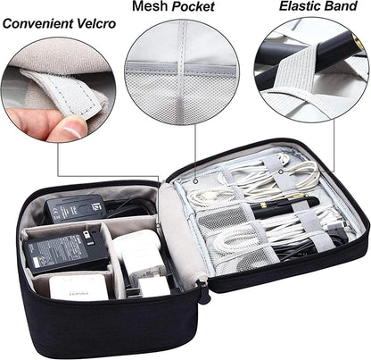 Portable Digital Storage Bag – Waterproof USB Cable Organizer Pouch for Electronics & Accessories