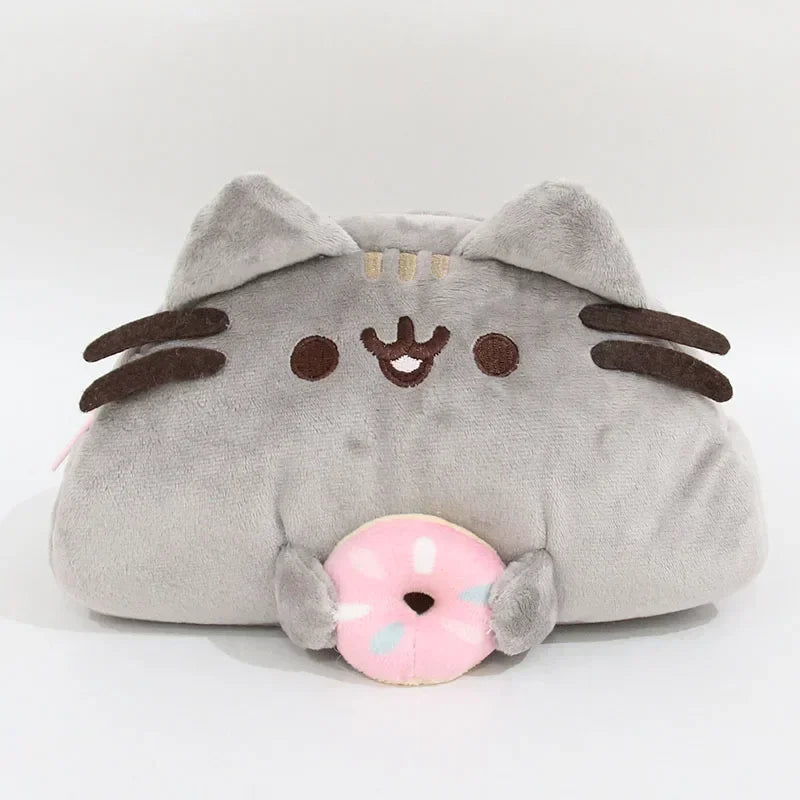 Pusheen Kawaii Cat Plush Toy - Cute Donut, Unicorn, Ice Cream, Pizza, and Cake Stuffed Animal for Gifts and Room Decor