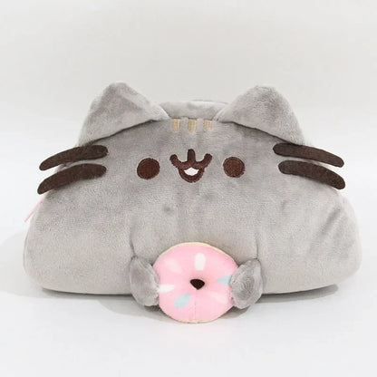 Pusheen Kawaii Cat Plush Toy - Cute Donut, Unicorn, Ice Cream, Pizza, and Cake Stuffed Animal for Gifts and Room Decor