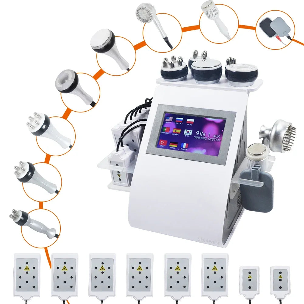 Missheart 9-in-1 40K Ultrasonic Cavitation Massager – Weight Loss, Lifting & Firming Device (US/EU Fast Shipping)