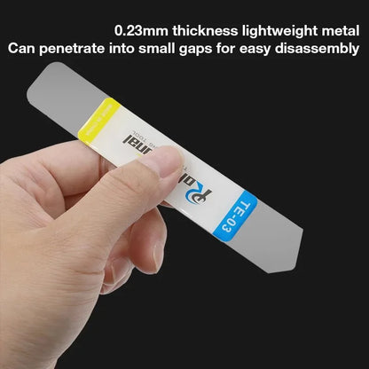 Professional Metal Pry Tool Set – Flexible Steel Opening Crowbar for iPhone, iPad & Tablet Repair and Teardown