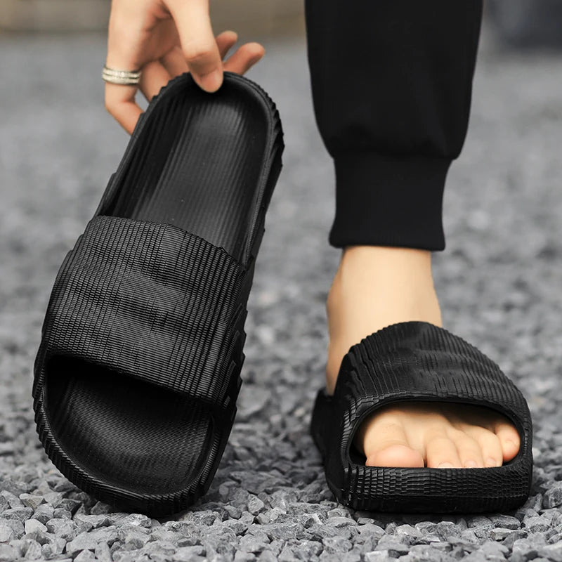 Unisex Summer Beach Slides - Lightweight Non-Slip Soft Comfort Sandals