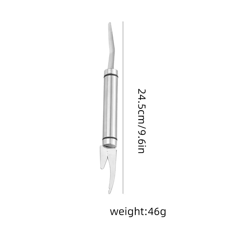 6-in-1 Seafood Cleaning Tool - Stainless Steel Shrimp Sheller, Fish Scaler & Peeling Cutter