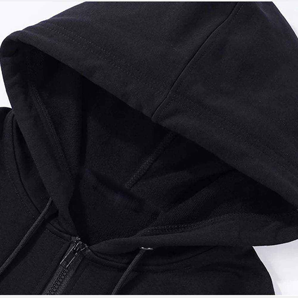 Fashion Zipper Hoodies for Women & Men - Long Sleeve Casual Sweatshirt for Autumn & Winter Sportswear