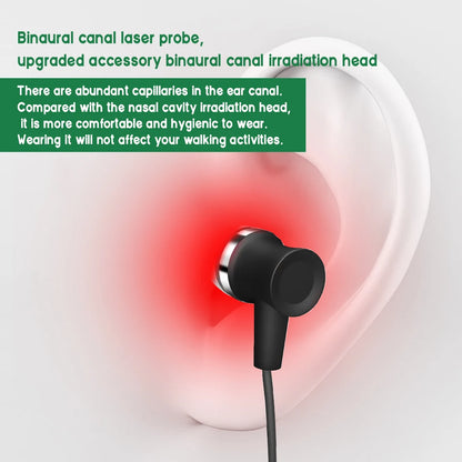 Portable Nasal and Ear Canal Laser Irradiator – Rechargeable 650nm Neck-Hanging Laser for Tinnitus Reduction