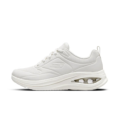 Skechers Women's Running Shoes - Leather Lace-Up Outdoor Sneakers, Anti-Skid Sports Tennis & Lightweight Walking Shoes