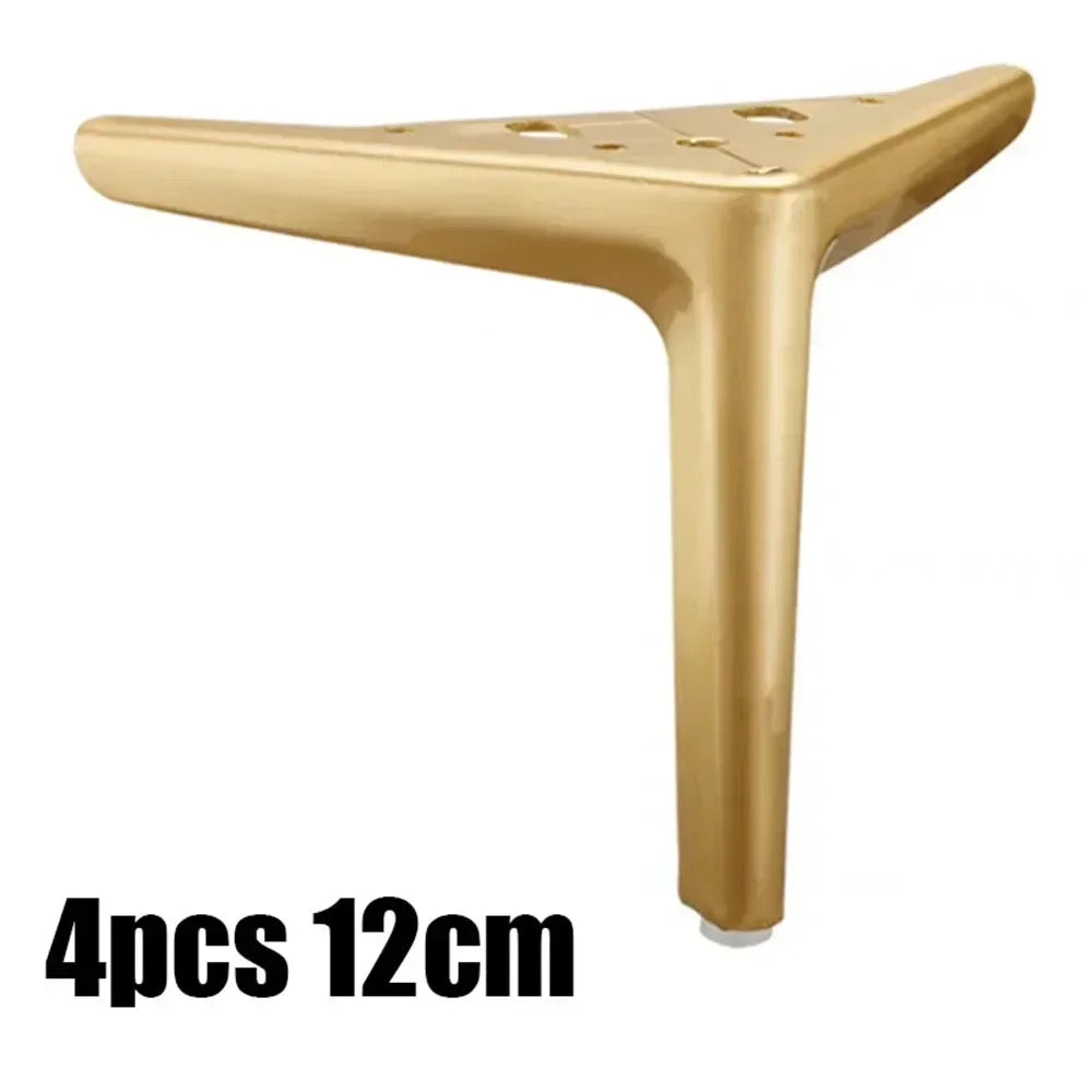 4Pcs Metal Furniture Legs – Heavy-Duty Feet for TV Stand, Sofa, Cabinet & Table, 800KG Load Capacity
