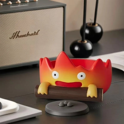 Casifa Resin Fireperson Tray – Creative Anime Key Holder & Decor for Indoor/Outdoor, Christmas & Halloween Gift
