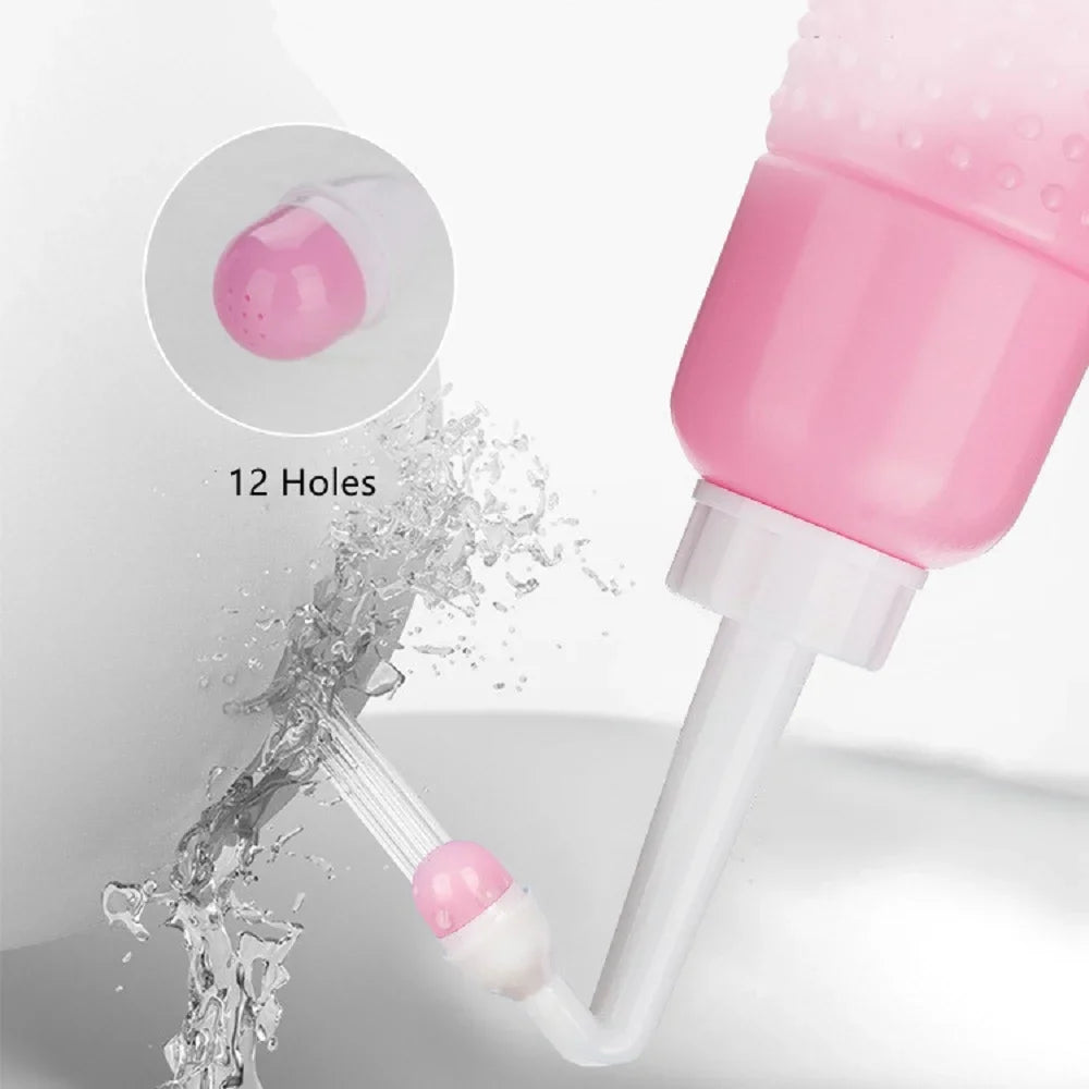 MomWasher Peri Bottle: Postpartum Essentials for Perineal Recovery - 500ML Feminine Care for Cleansing After Birth