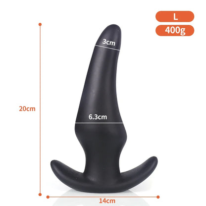 Wearable Soft Silicone Anal Plug – Anti-Drop Prostate Massager & Comfortable Butt Plug for Anal Training