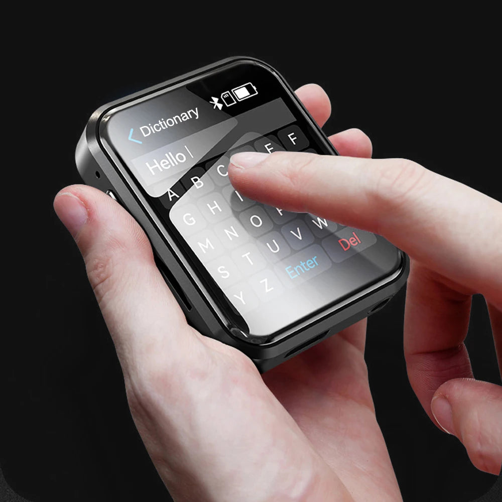 MP3 Music Player with Bluetooth 5.4 - HiFi MP4 Walkman, Full Touch Screen, Built-in Speaker, Recorder, Camera, FM & E-book