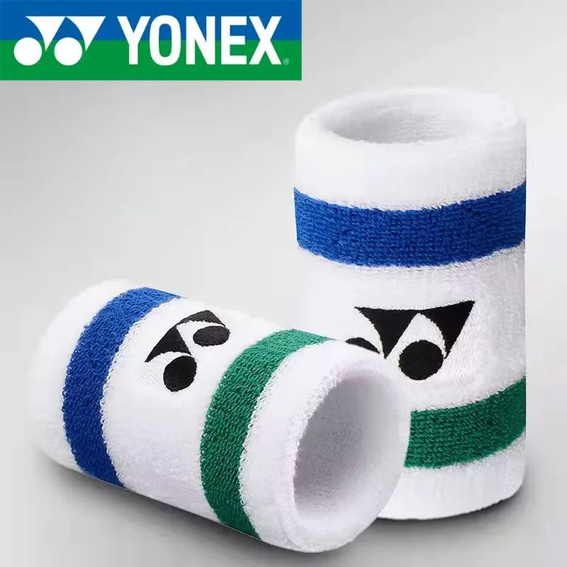 YONEX 75th Anniversary Sports Wristband - Sweat-Absorbent Thickened Wrist Support for Badminton and Tennis
