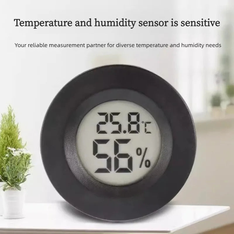 Mini Digital Hygrometer Thermometer - LCD Indoor Humidity & Temperature Monitor in °F/°C