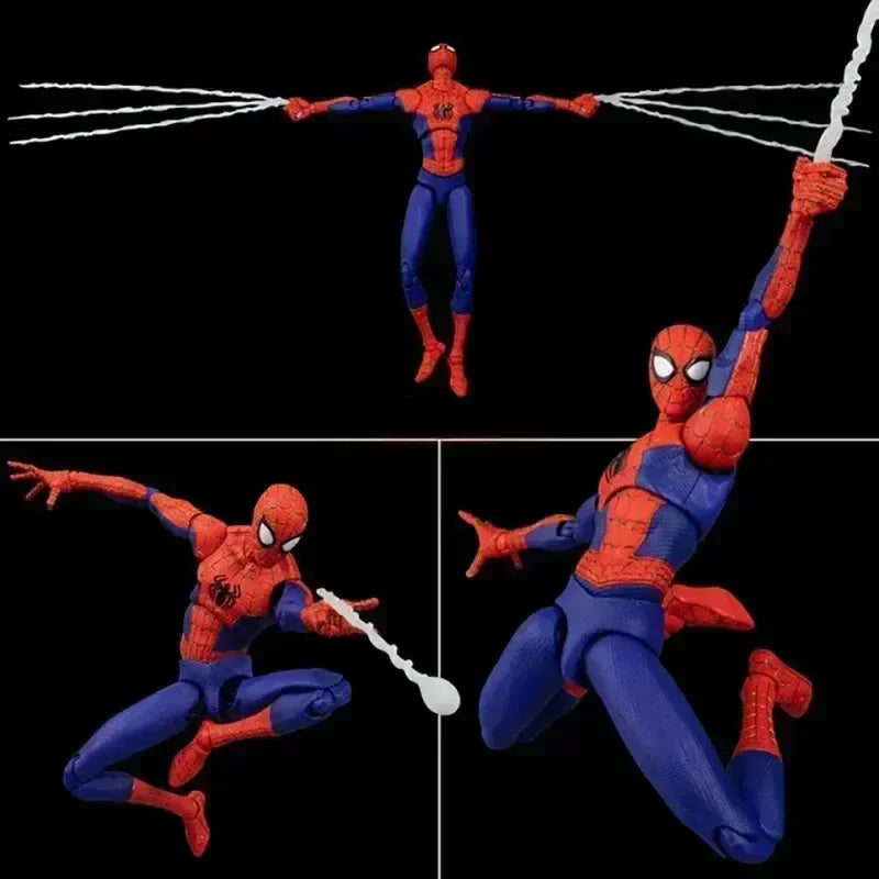 2024 Spider-Man & Gwen Action Figures — Spider-Verse Collection with Miles Morales Sentinel | Anime Toys Christmas Gift