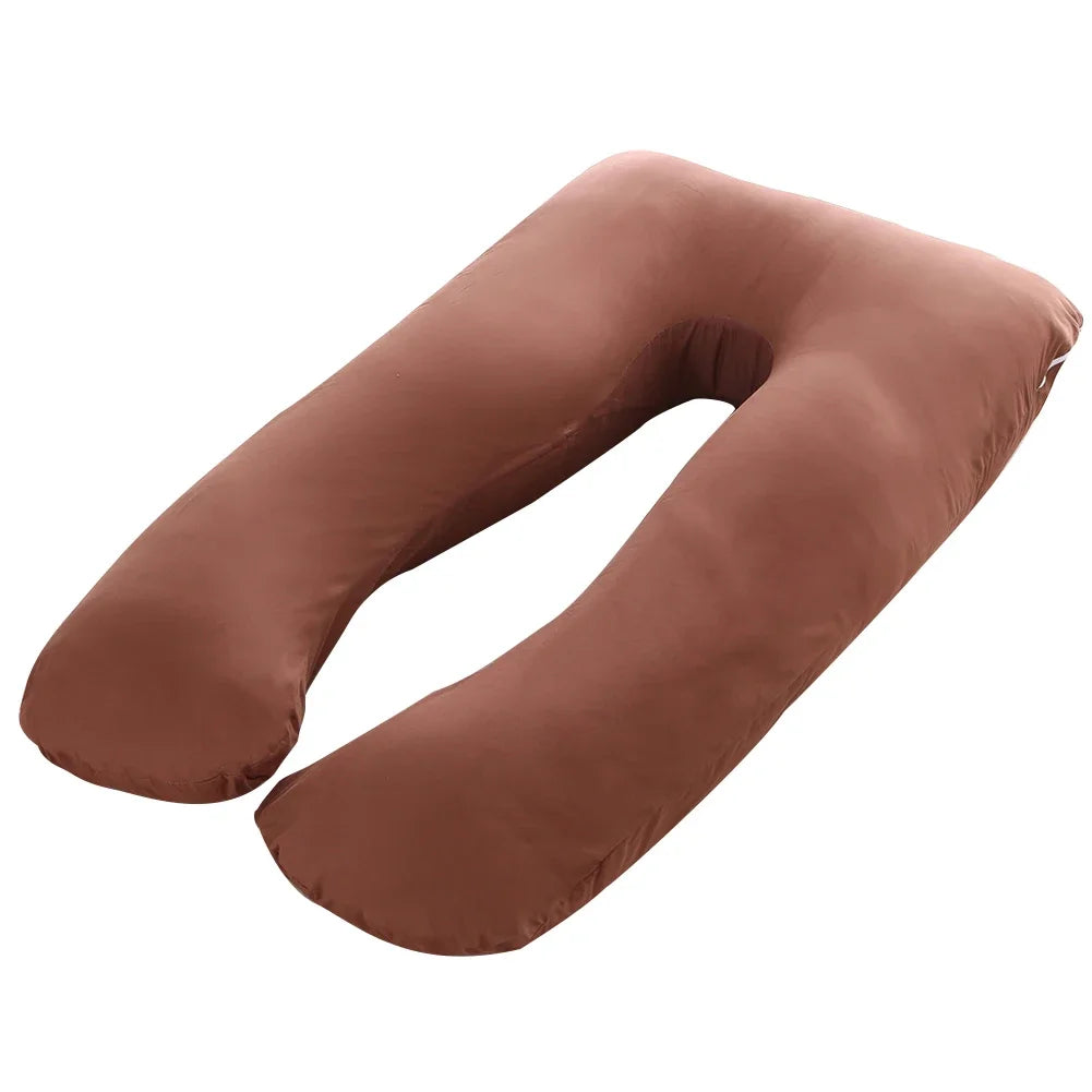 Pure Cotton U-Shaped Maternity Pillow Case – Pregnancy Pillow Cover for Women