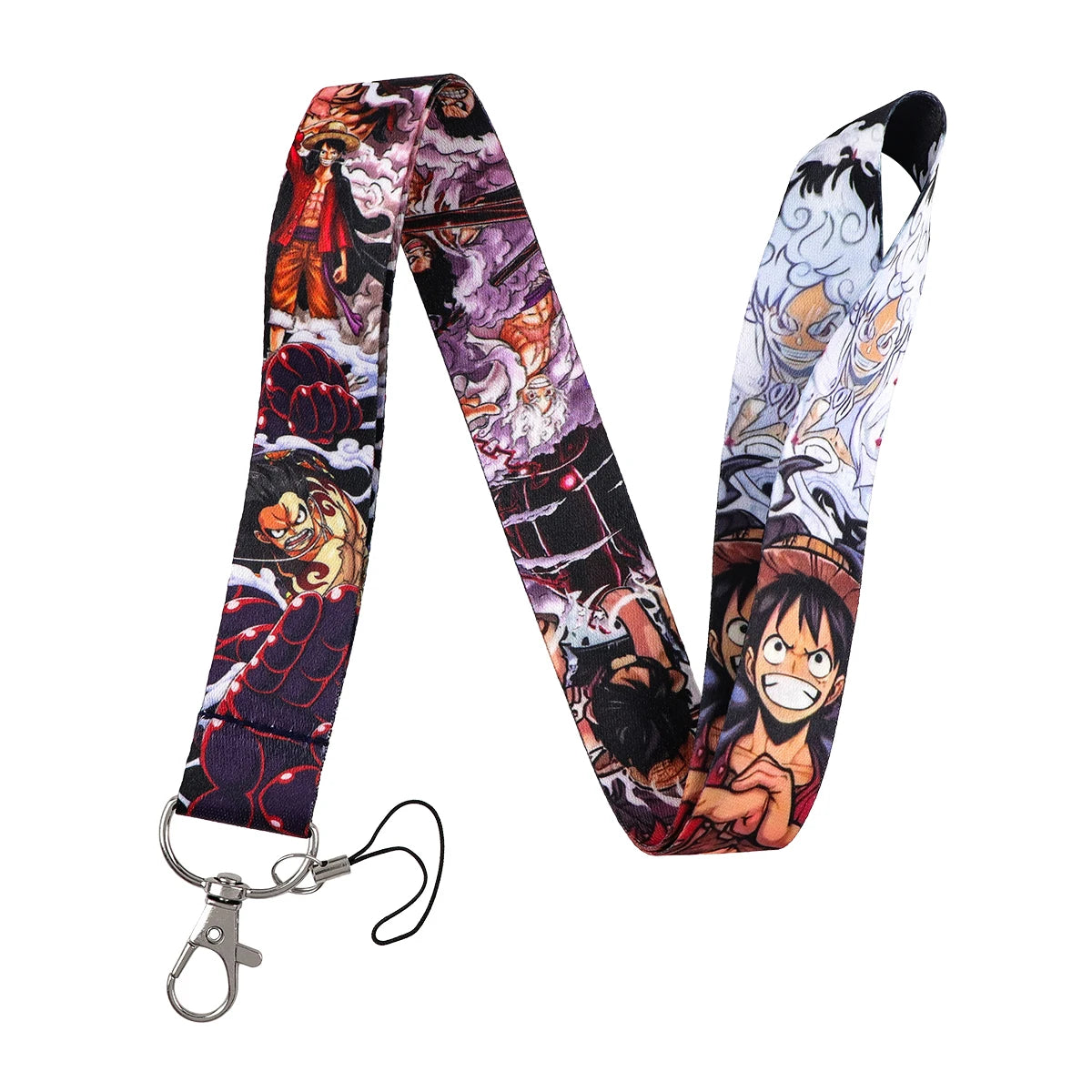 Zoro Anime Lanyard – Pirate Card Holder Neck Strap for Keys, ID, Phone, Badge, Cosplay Accessories & Gifts
