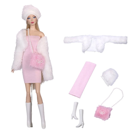 Doll Clothes for 30cm Barbie – Skirt, Outerwear, Pants & Shoes Accessories