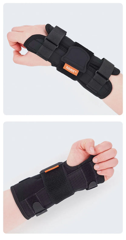 AOLIKES Wrist Brace Splint – Night Support for Carpal Tunnel & Pain Relief