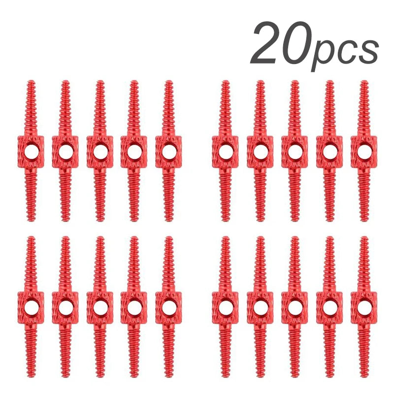 1–20pcs Bike Internal Cable Routing Tool – Red Adapter for 4–5.5mm Brake, Shift Cable & Hydraulic Hose Repair