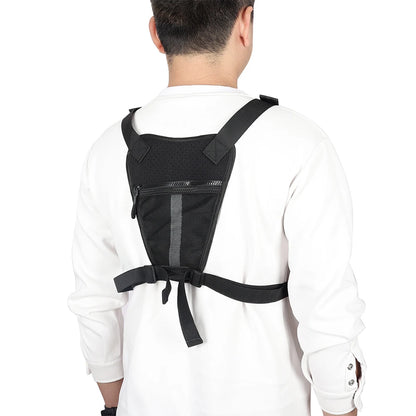 Sports Chest Bag – Lightweight Waterproof Running Vest with Pocket, Phone Holder & Large Capacity Tactical Front Pack
