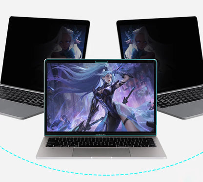 Laptop Privacy Screen Protector for MacBook — Anti-Spy, Anti-Glare Filter for Air 13/13.6/15" & Pro 14/16" (M1 & M2)