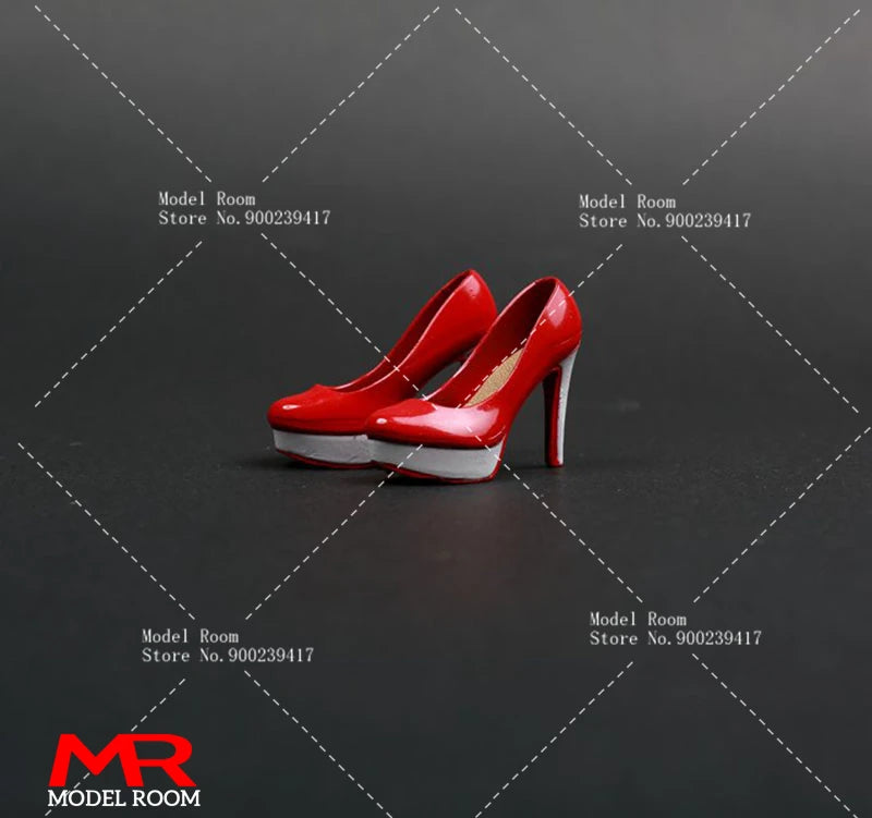 1/6 Scale Fashion Girl High Heel Shoes — Stiletto Court Shoe Model for 12" TBL PH Female Action Figures