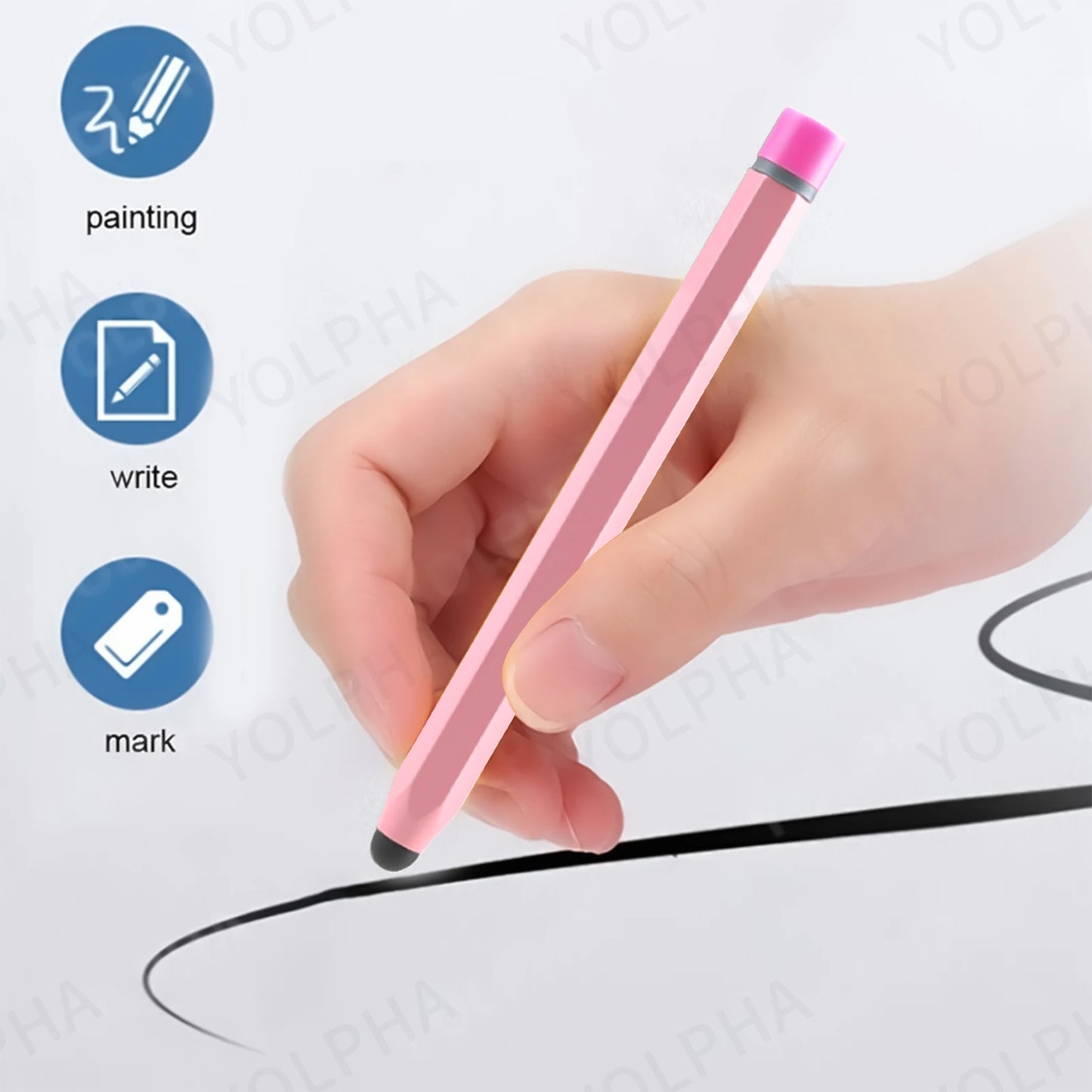 Universal Stylus Pen for iPhone iPad Android – Capacitive Touch Drawing Pencil for Tablet & Phone
