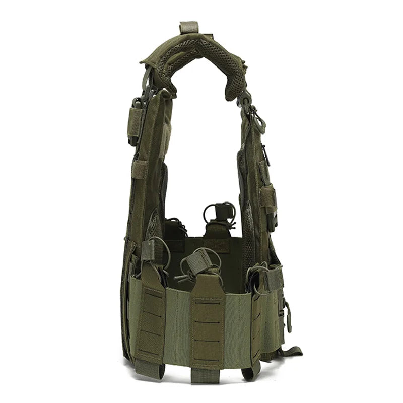 Outdoor Training Vest – Multi-Functional Waterproof MOLLE Expansion Quick-Release Wear-Resistant Tactical Vest