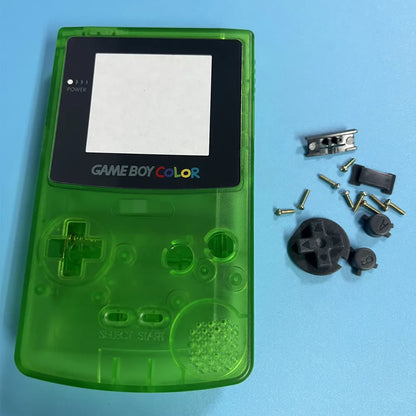 Game Boy Color Replacement Shell - Limited Edition Luminous Housing Case & Accessories
