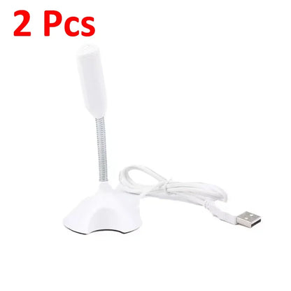 USB Studio Microphone with Adjustable Stand - Desktop Gaming, Streaming & Recording Mic for Laptop & Computer