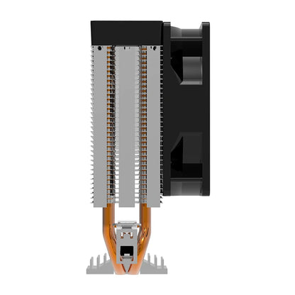 METALFISH ZH1200 CPU Cooler — 2 Heatpipe ARGB Radiator with 4-Pin PWM Silent Fan for Intel LGA 1700/1200/115X/1366/2011 & AMD AM5/AM4/AM3