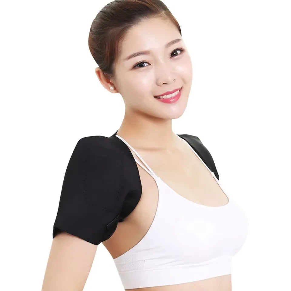 Self-Heating Shoulder Support Pads – Magnetic Heat Therapy Wrap for Pain Relief, Moxibustion-Style Heating Tape for Men & Women