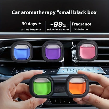 30-Day Car Air Freshener Vent Clip - Essential Oil Scented Odor Eliminator, Non-Toxic Fragrance, 0.14 oz Each