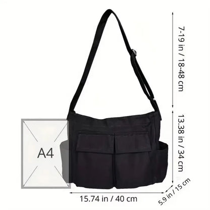 Luxury Women’s Leather Handbag – Large Capacity Shoulder & Crossbody Designer Bag