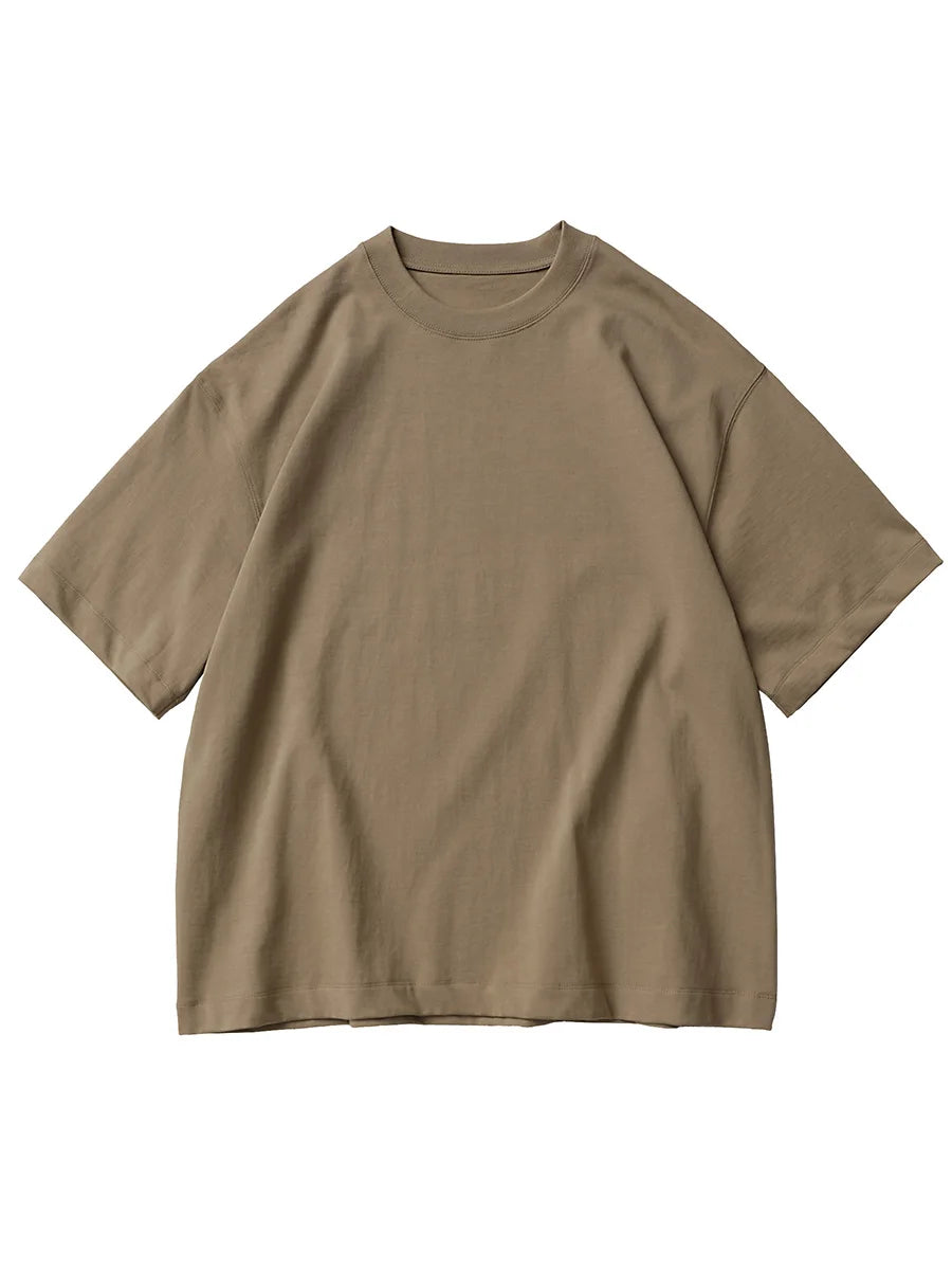 Heavy Cotton Oversized Men’s T-Shirt – 320g Solid Color Drop Shoulder Short Sleeve