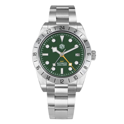 San Martin 39mm NH34 BB GMT Automatic Mechanical Sport Watch — Sapphire Luminous Waterproof 100m for Men Relogio SN0054