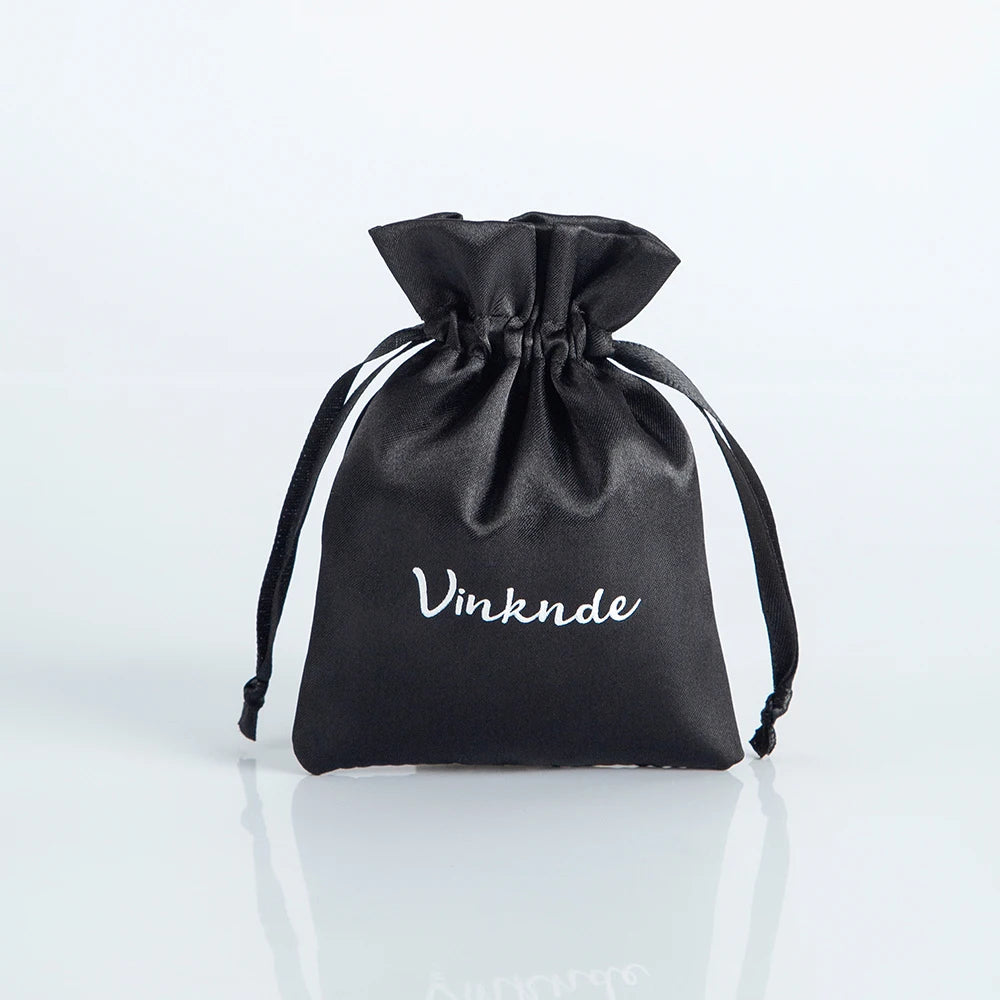 100PCS Silk Satin Jewelry Gift Bags – Drawstring Pouches for Necklace, Bracelet & Earrings, Wedding Party Favor & Christmas Gift Packaging, Custom Logo Ready