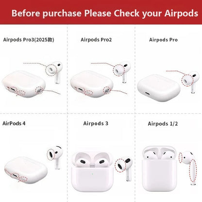 AirPods Carbon Fiber Case - Matte Anti-Drop Protective Cover for AirPods 1st 2nd 3rd 4th Gen Pro 2 Pro 3