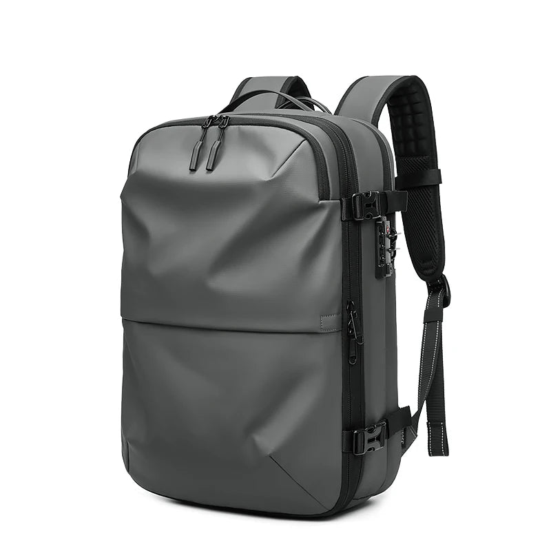 Men's Travel Backpack – Vacuum Compression, 17-Inch Laptop Backpack, Large Capacity Business & School Backpack, Expanded Hiking Bag