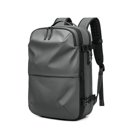 Men's Travel Backpack – Vacuum Compression, 17-Inch Laptop Backpack, Large Capacity Business & School Backpack, Expanded Hiking Bag