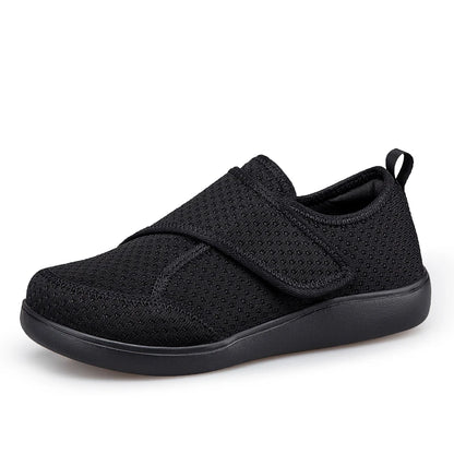 Adjustable Open Orthopedic Shoes for Elderly, Diabetic Wide Fit Comfort Shoes for Swollen Feet, Bunions & Hallux Valgus Support (Men & Women)