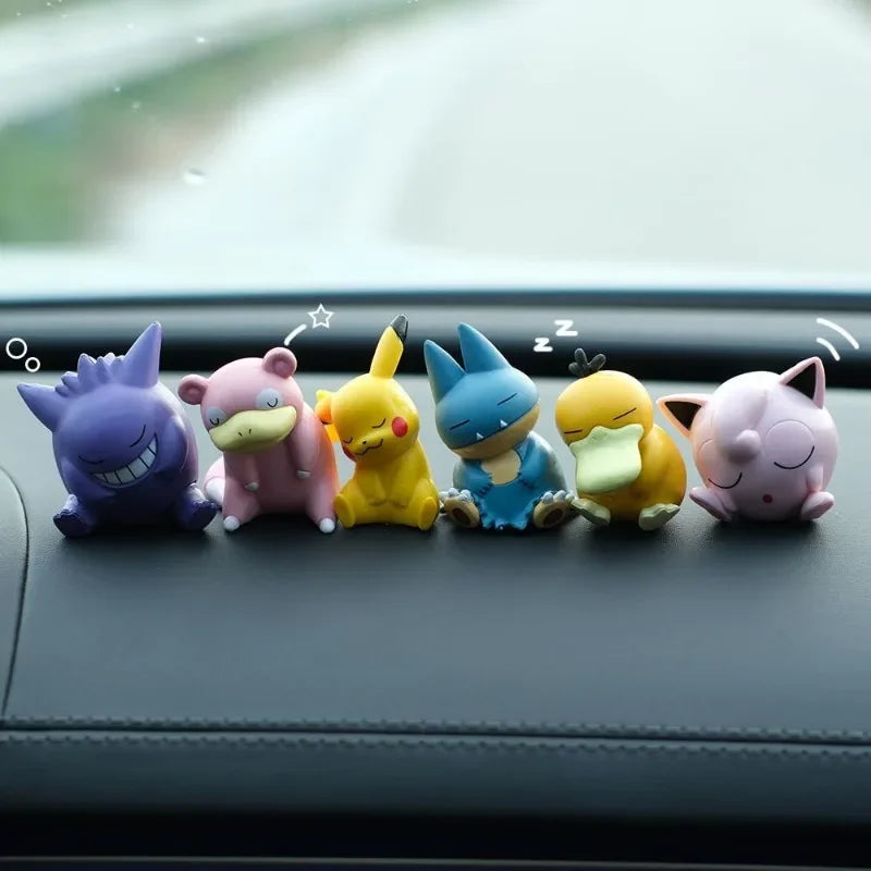 Pokemon Pikachu Car Decoration — Cartoon Anime Character Pendant for Car Interior, Birthday Gift Accessory