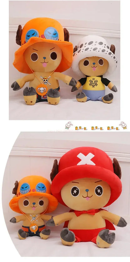 35-70cm One Piece Tony Tony Chopper Plush Doll – Soft Anime Figure, Bedroom Decoration, Sleeping Pillow & Kids Xmas Gift Toy