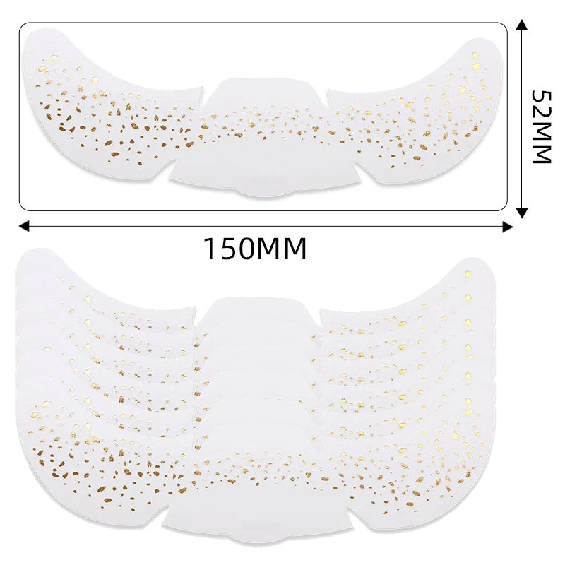 6pcs Metallic Fake Freckles Temporary Tattoos — Gold & Silver Face Stickers for Makeup and Hot Stamping