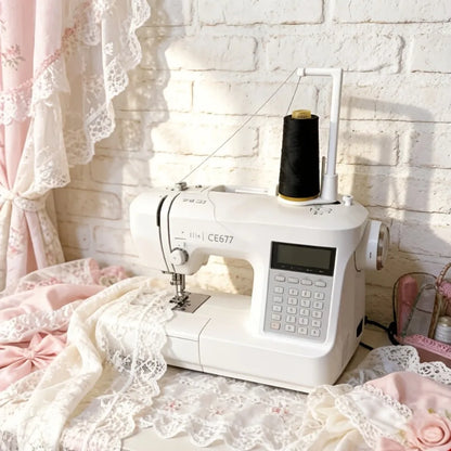 Sewing Machine Thread Holder - Vertical Large Spool Stand with Anti-Tangle Thread Guide