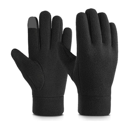 Warm Polar Fleece Winter Gloves – Touchscreen Thermal Gloves for Men & Women, Running & Hiking